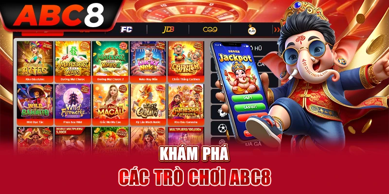 Cổng game ABC8 có số lượng sản phẩm cá cược đa dạng